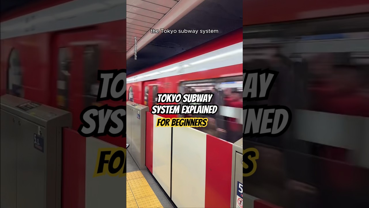 Tokyo Subway System Explained for Beginners (2025 ) #tokyotravelguide #explorejapan