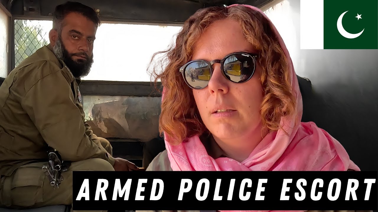 ESCORTED BY ARMED POLICE IN THIS PAKISTAN CITY 🇵🇰