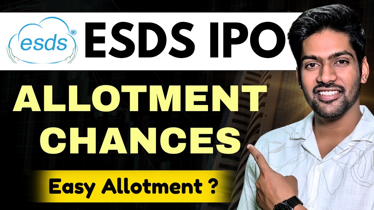 ESDS Software IPO Allotment Chances | ESDS IPO Allotment Status | ESDS IPO Subscripti