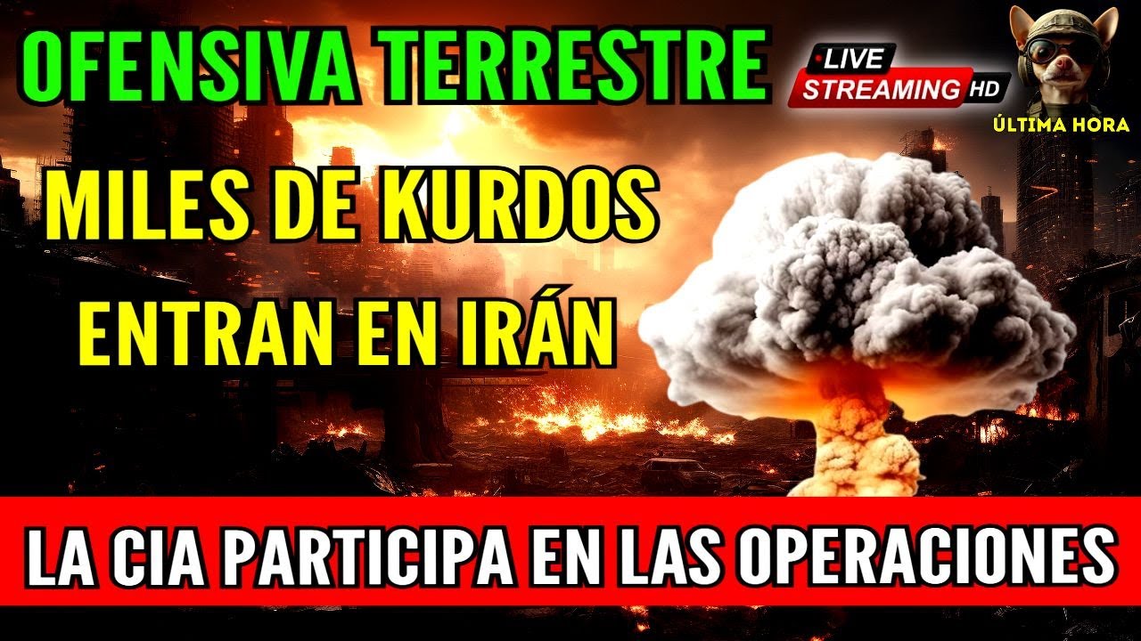 IR&Aacute;N INVASI&Oacute;N TERRESTRE DE KURDOS MILES ENTRAN EN IR&Aacute;N 🔴&Uacute;LTIMA HORA
