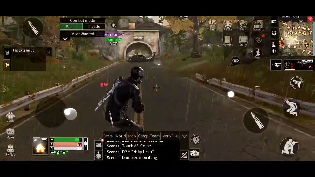DAMPIER VS TOUCHME : LIFE AFTER SERVER LEVIN CITY