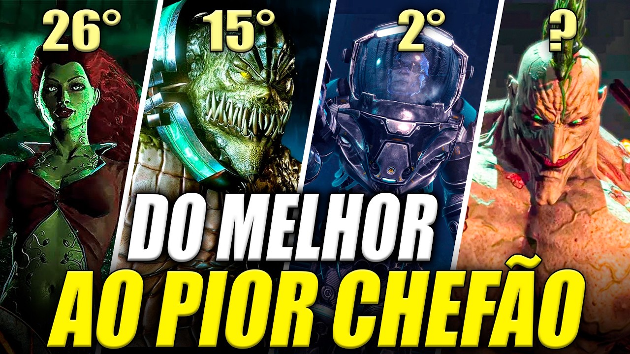 TODOS os CHEFÕES de BATMAN ARKHAM ASYLUM e CITY