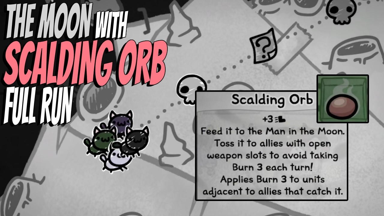 Full Run to The Moon with Scalding Orb quest | Mewgenics