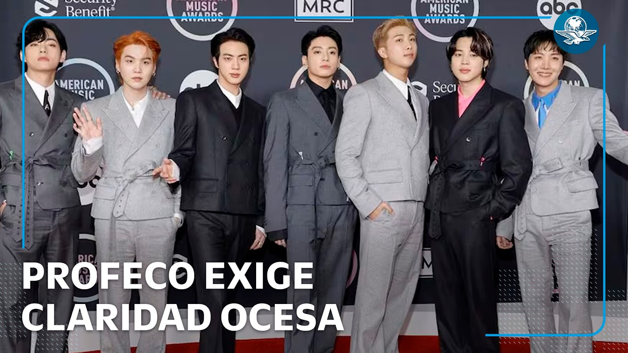 Profeco exige a Ocesa claridad en precios tras miles de quejas de fans de BTS