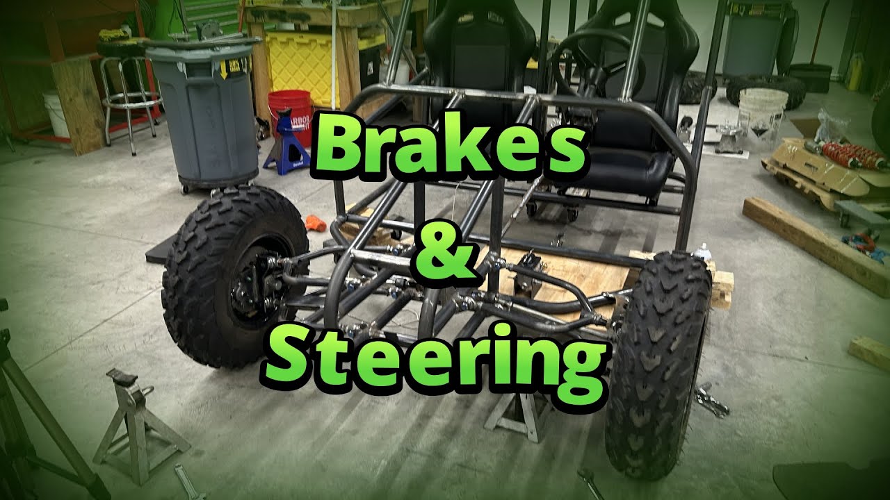 Steering and Brakes:  Homemade Predator 670 Buggy Build