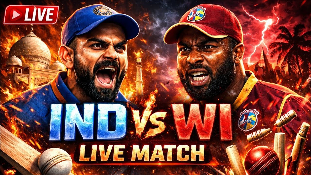 🔴 India vs West Indies Live | IND vs WI T20 Live Match Today