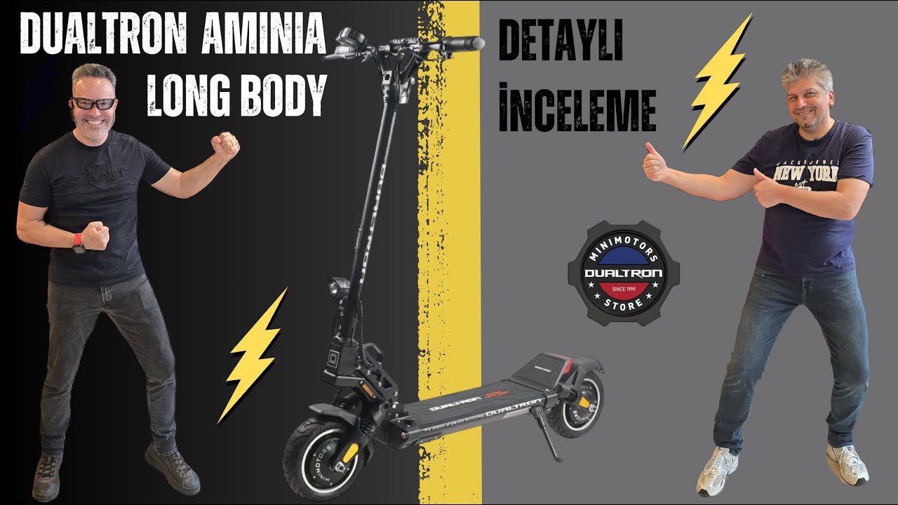 DUALTRON AMINIA LONG BODY ELEKTRİKLİ SCOOTER DETAYLI İNCELEME