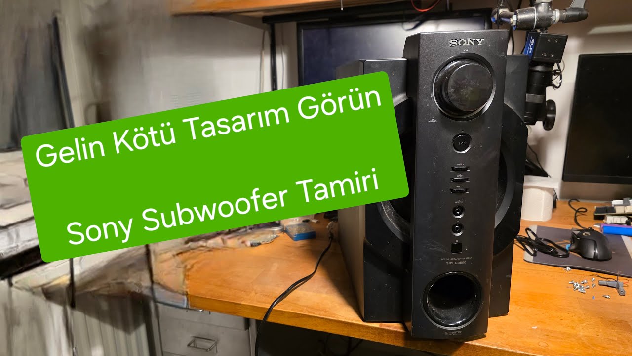 @Sony   Bunu Tasarlayan Mühendis Kör Müydü? Sony SRS-DB500 Subwoofer Tamir #Repair
