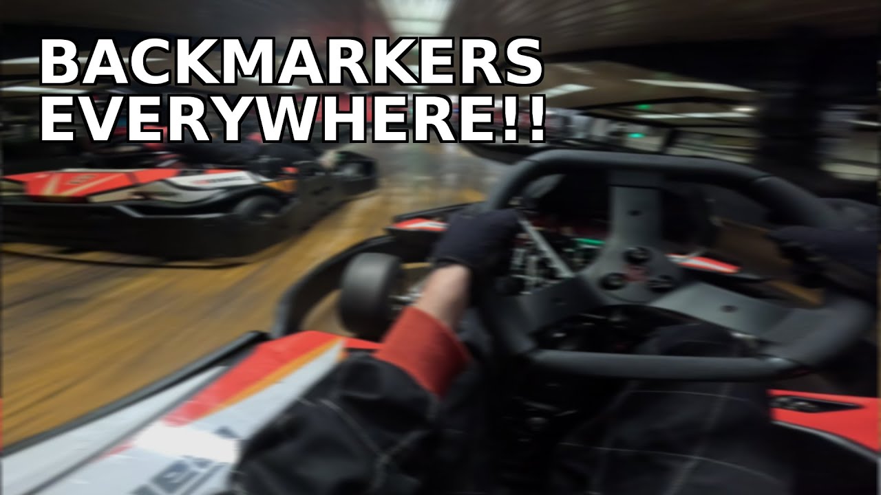 BACKMARKERS EVERYWHERE… and He STEERED INTO ME