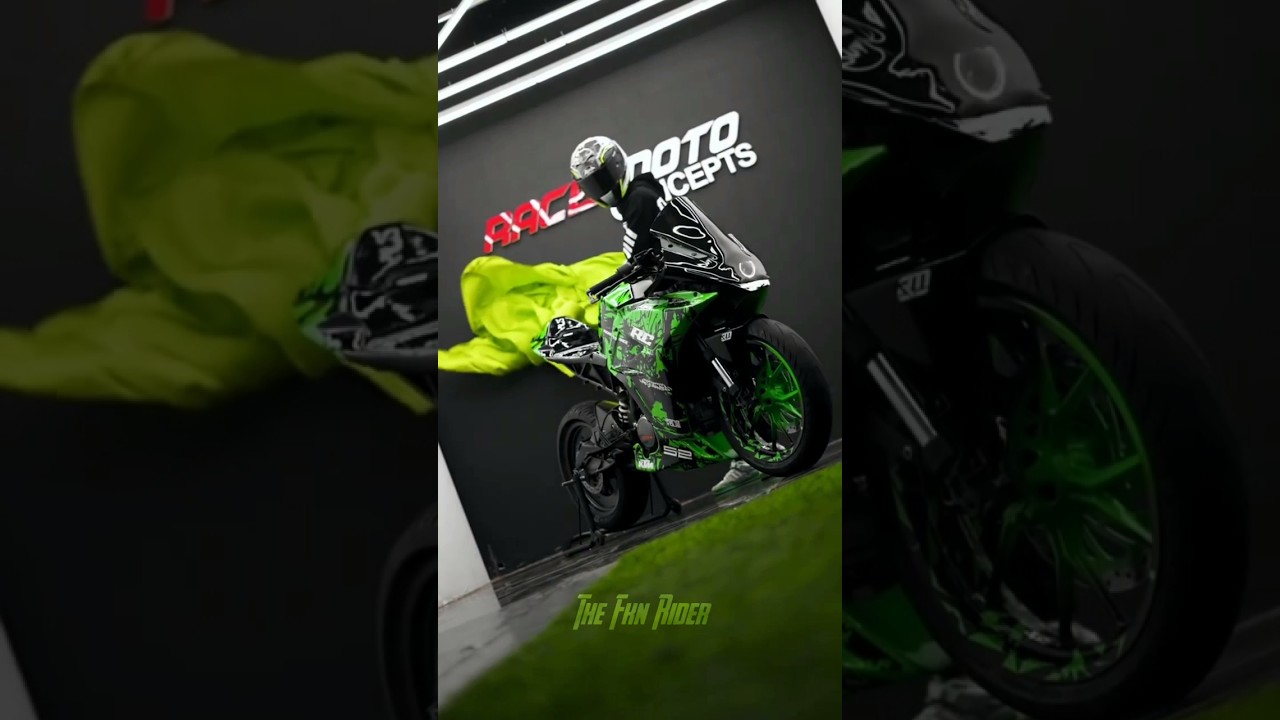 KTM RC 390 FULL MODIFIED 🔥 THE FINAL BEAST MODE 💚💨 #rc390​ #ytshorts​ #shorts​ #viralshorts​