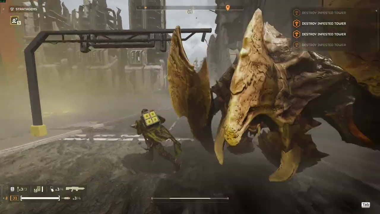 Solo Practice 26 BUGS (No Deaths - Full Map Clear - Super Helldiver Difficulty) - HELLDIVERS 2