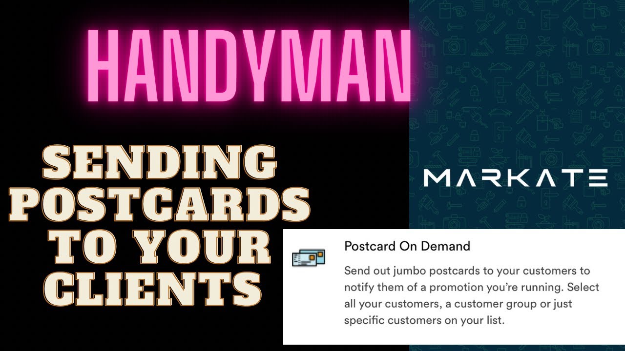 Markate app|Easy postcard marketing with #markate