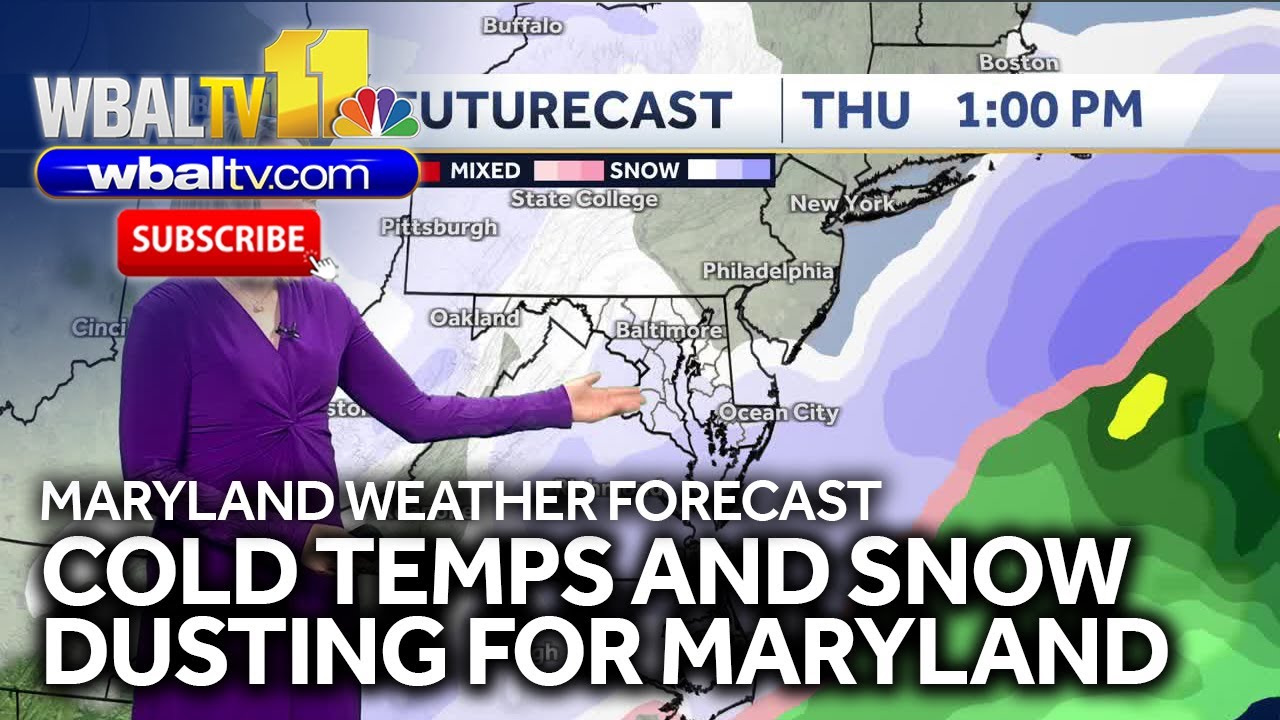Chilly but sunny for Tuesday with snow chances in forecast