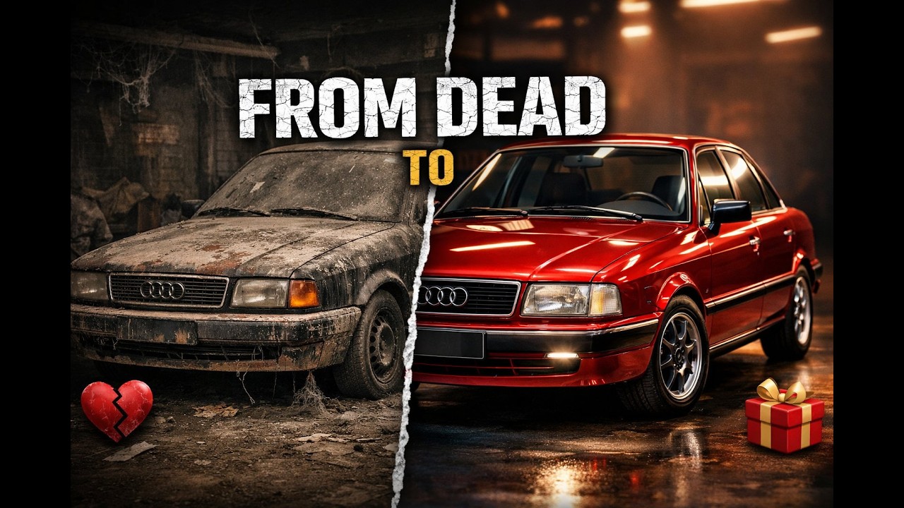Wrecked Audi 80 to Dream Gift 🎁🚗
