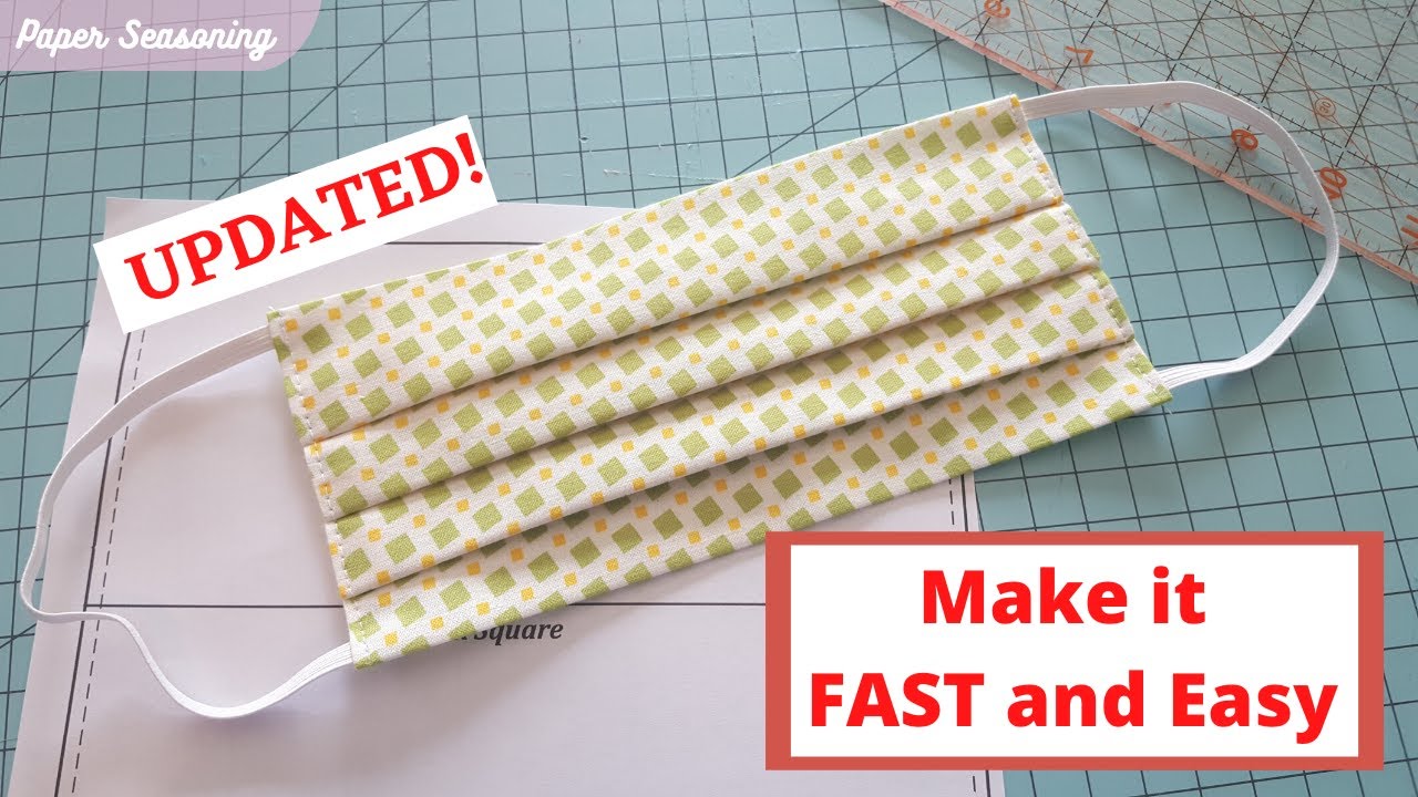 Updated Pleated Face Mask Tutorial