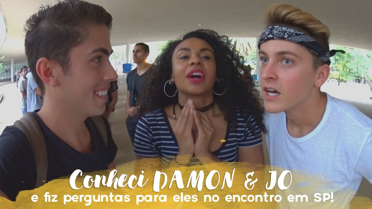 ENTREVISTEI DAMON and JO no encontro deles em SP!