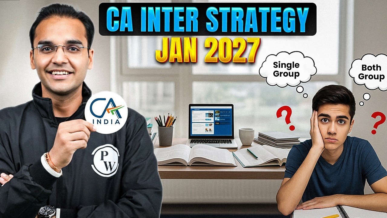 CA Inter Jan 2027 Strategy 🔥 | Complete Study Plan & Preparation Guide | CA Nitin Goel