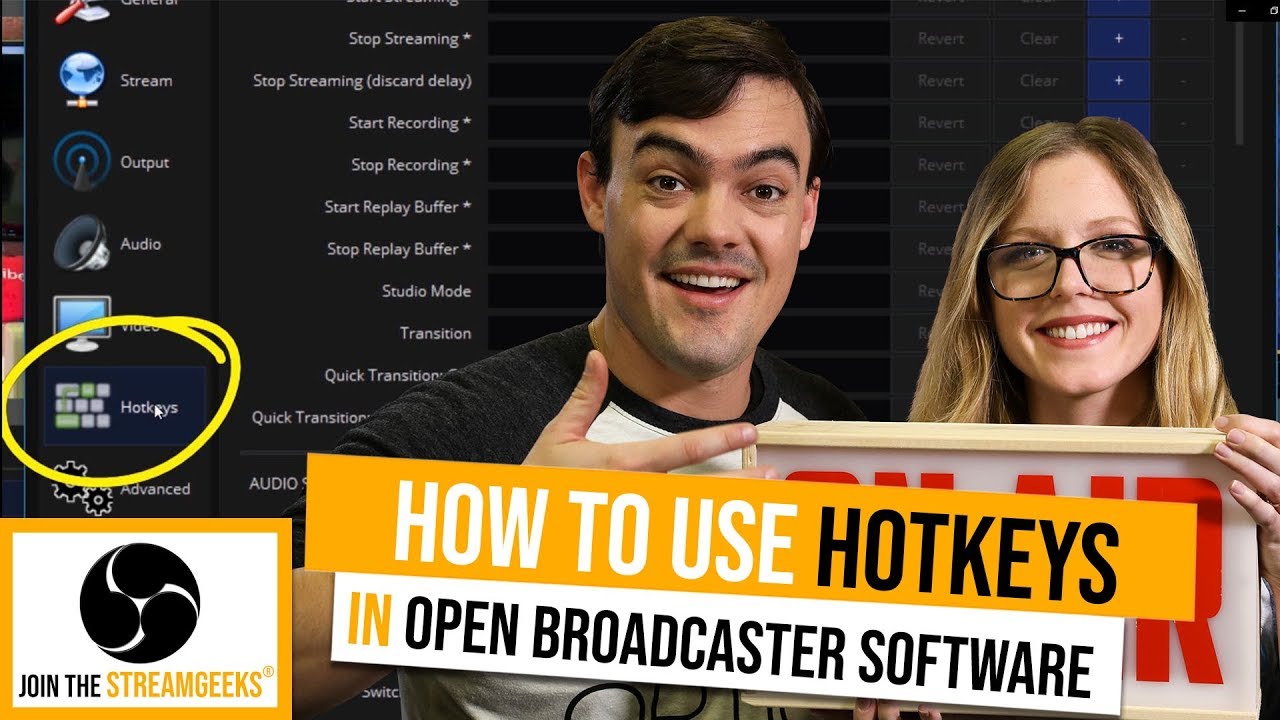 How to use Hotkeys in OBS