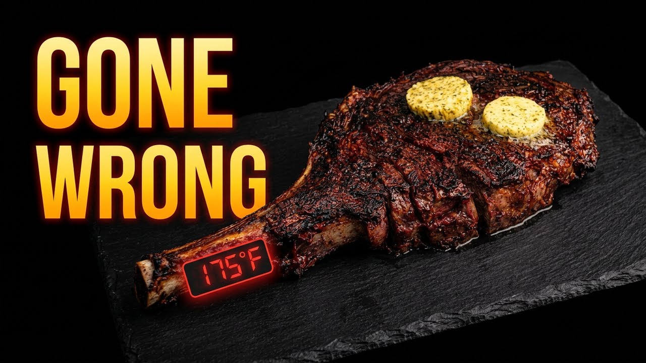 I Tried Peter Luger Style Cowboy Ribeye… This Happened 😳😳