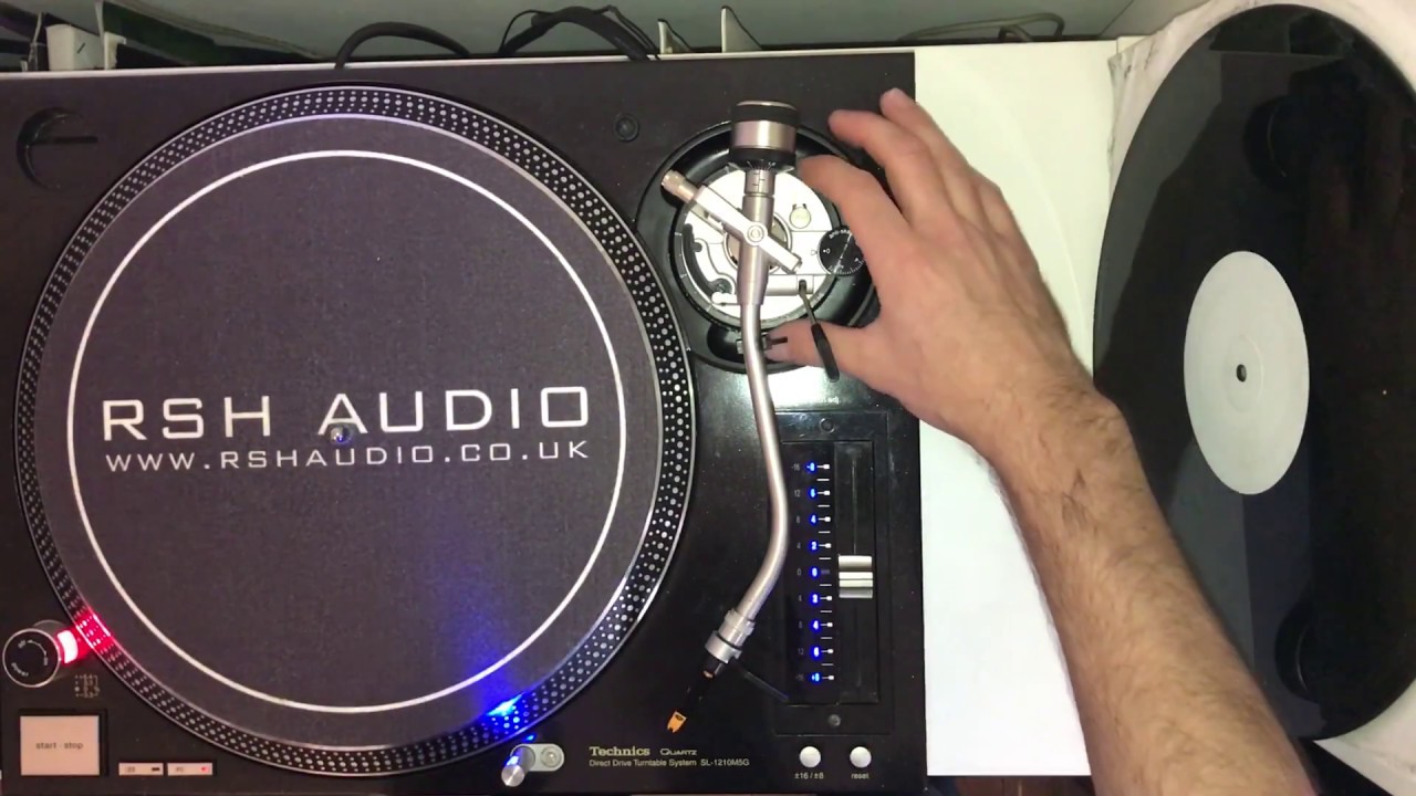 How to setup a Technics Tonearm