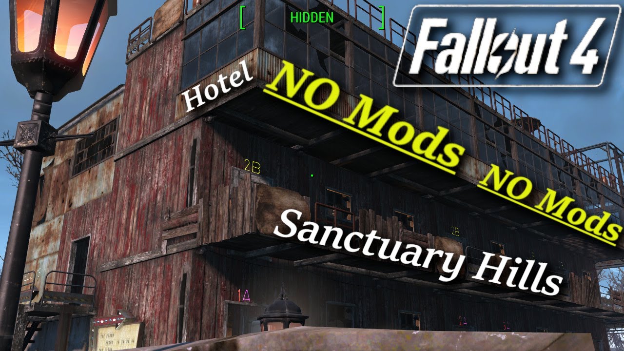 Fallout 4 | Санктуари-Хиллз | Строительство отеля 