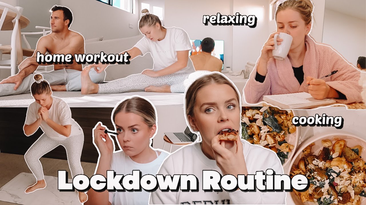 My Lockdown Routine | Home Workout, Cooking, Relaxing & Mindfulness!