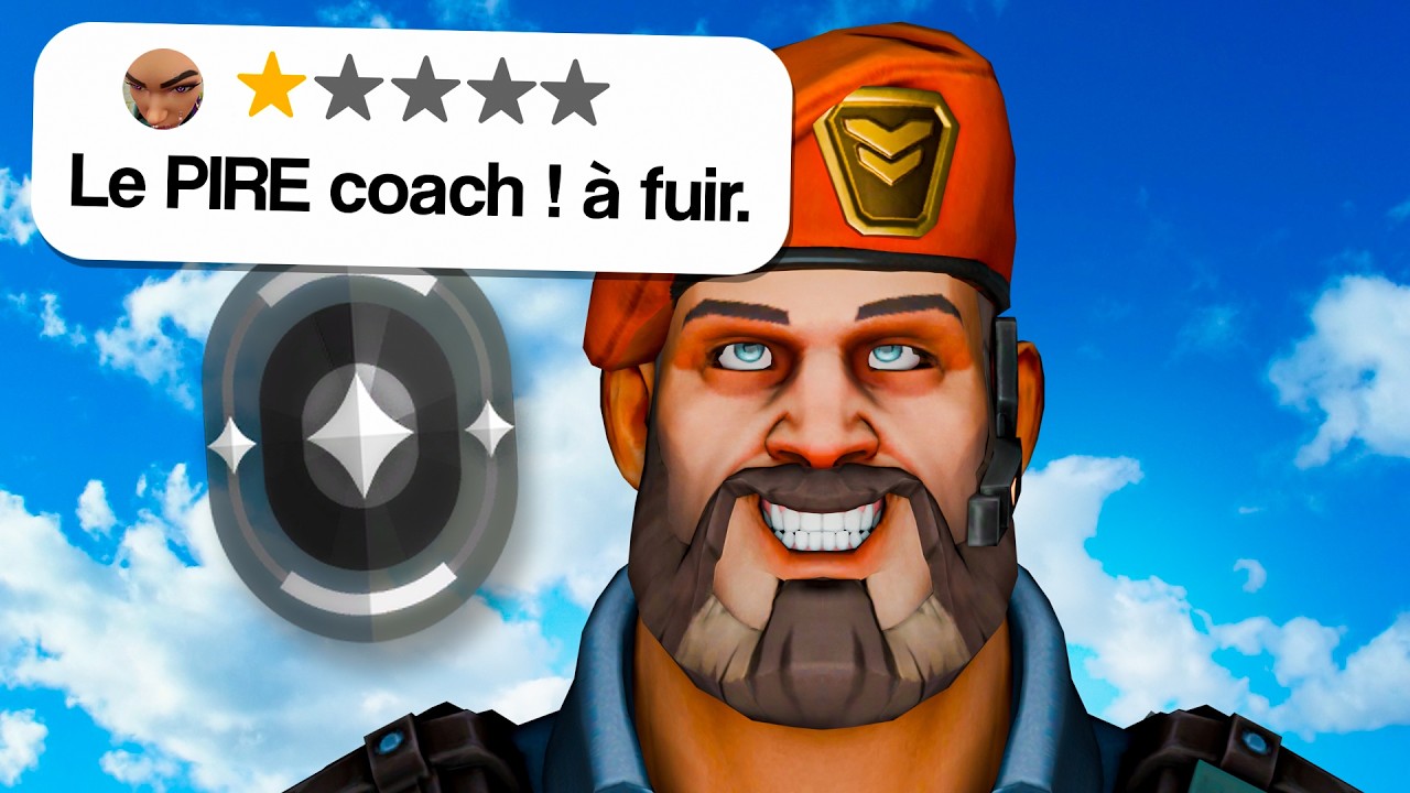 J'ai TESTÉ le PIRE Coach Valorant à 1 étoile... ⭐