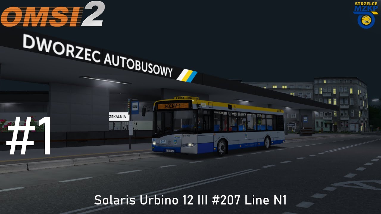 OMSI 2 | #1| Solaris Urbino 12 III #207 - MZKP Strzelce (Line N1)