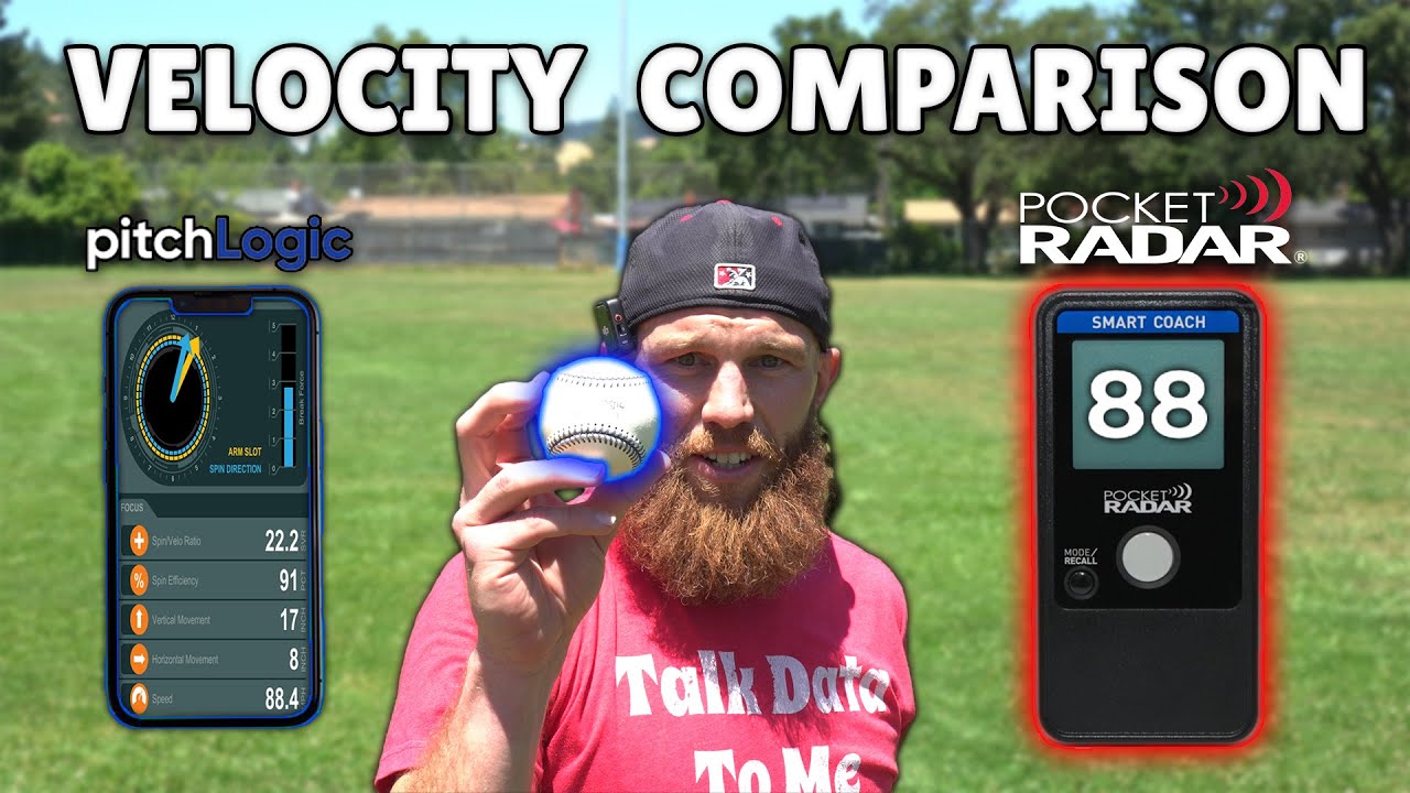 Pocket Radar + Pitch Logic Velocity Comparison