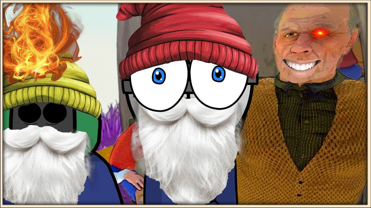 4 PEÇ CÜCE OLARAK ŞEREFSİZLİK YAPMAK | Burglin' Gnomes