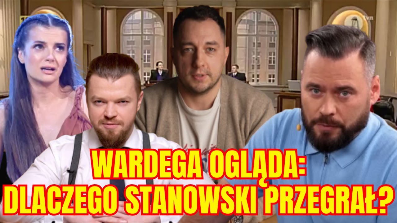 Wardęga ogląda film Mariusza Stankiewicza (LEGALNY VLOG) o sprawie Stanowski vs Janoszek