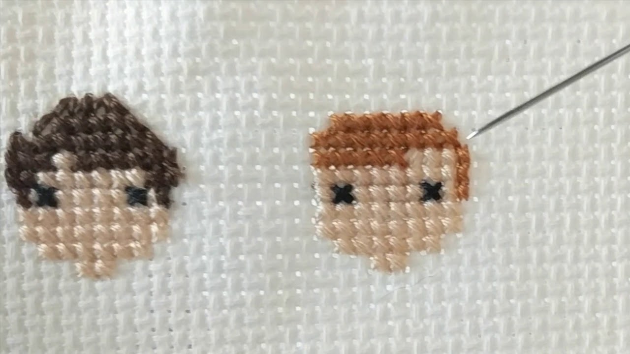 Cross-Stitch How To: Half Stitches