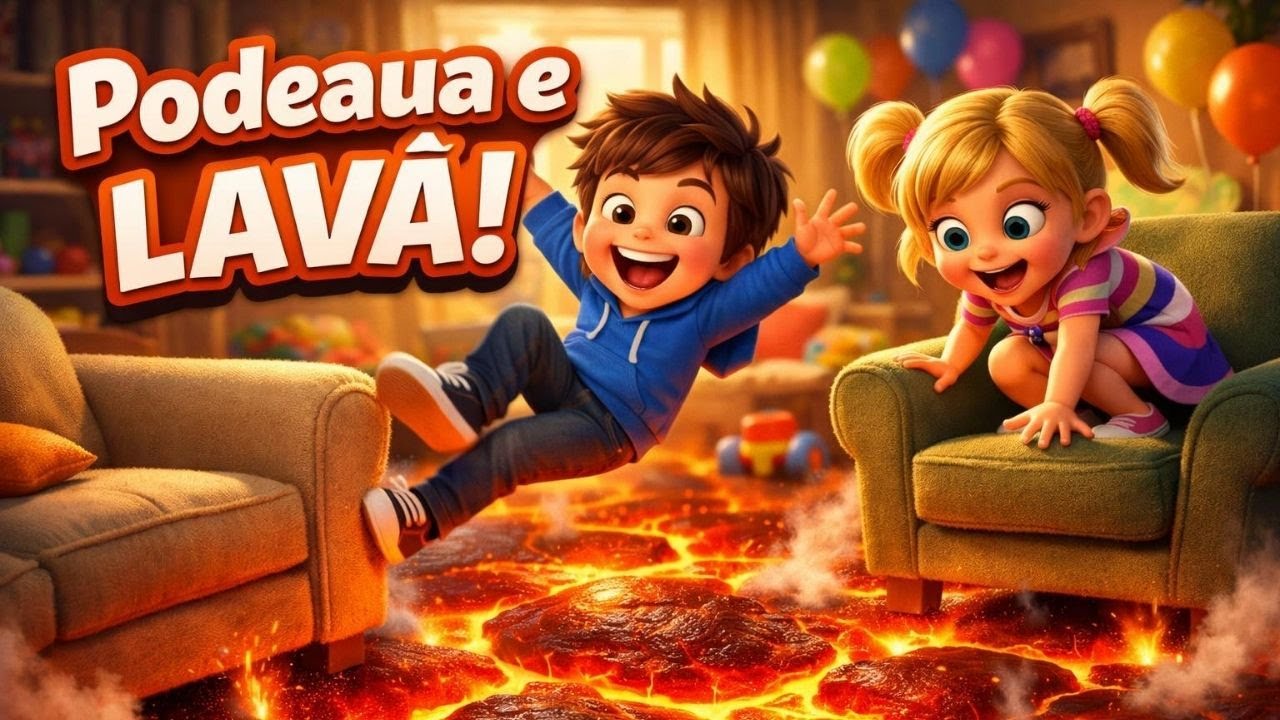 🌋 Podeaua e LAVĂ! 🔥🎶 | Fugi! Fugi! Fugi! 🏃‍♂️🐾 | Joc muzical amuzant pentru copii 👧🧒⭐TraLaPici