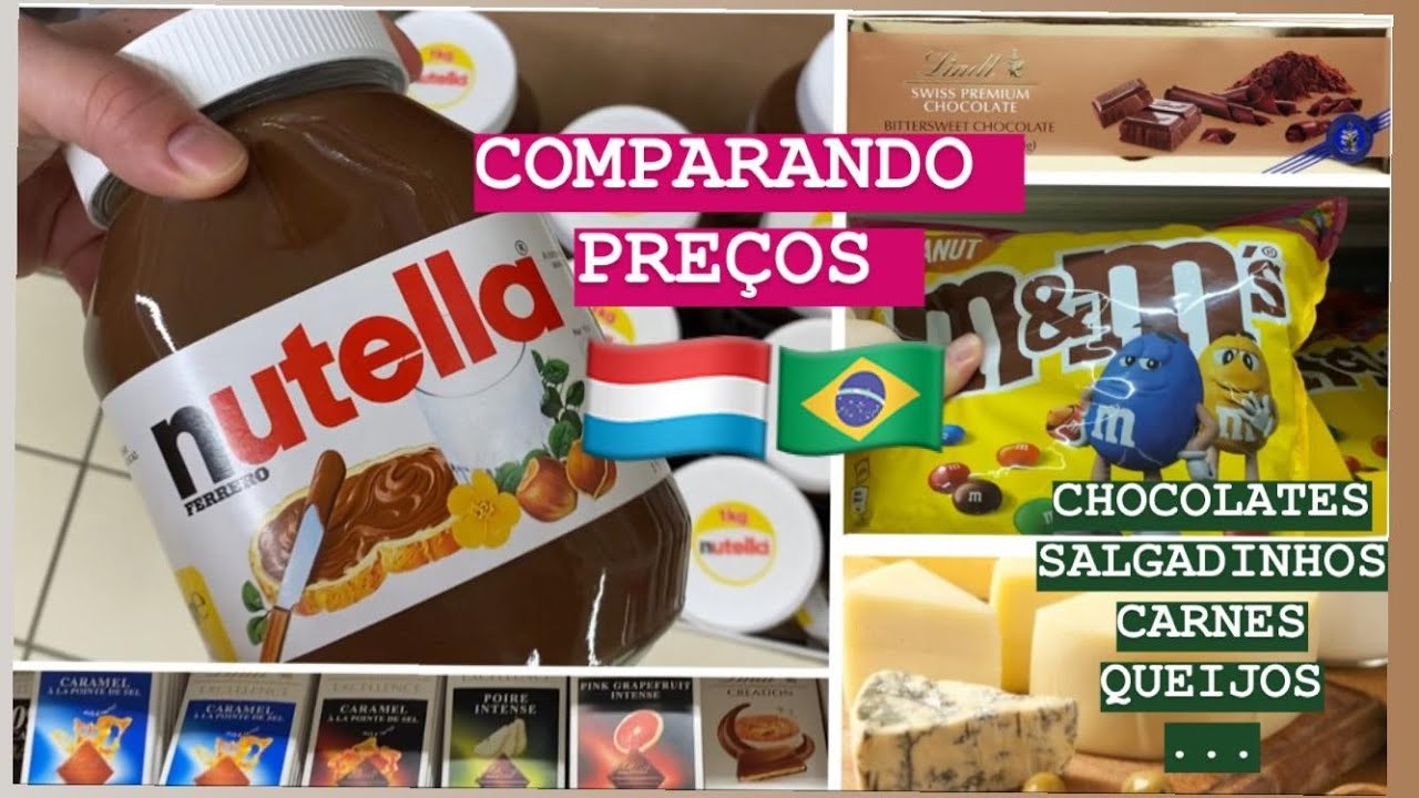 PREÇOS de supermercado em LUXEMBURGO l COMPARANDO com o BRASIL