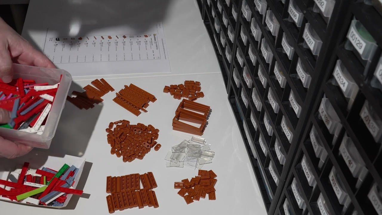 Relaxing Picking & Packing BrickLink Order #30887056 - #lego #bricklink #processvideo #afol