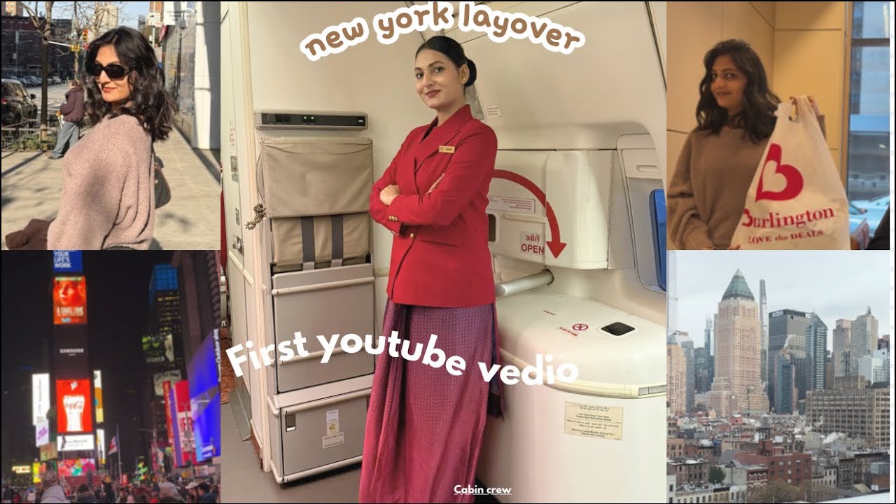 Layover life in New York as a cabin crew ✈️