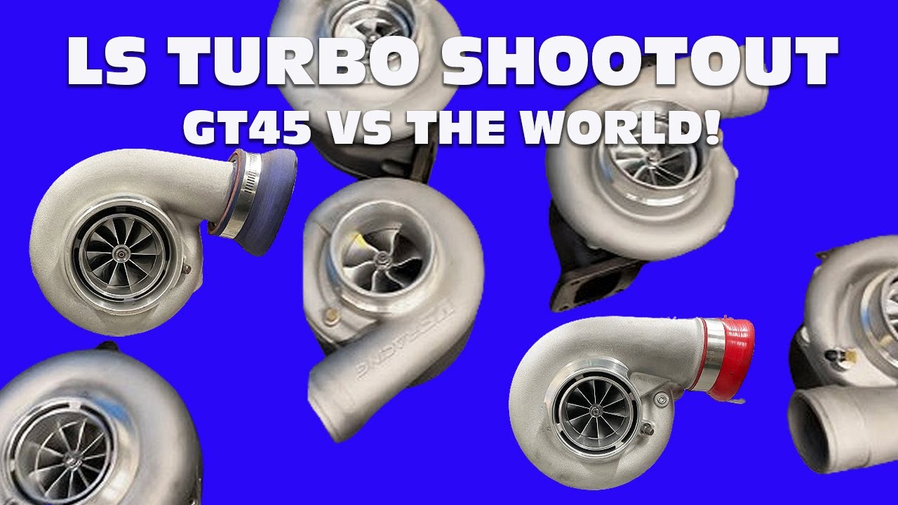 JUNKYARD LS TURBO SHOOT OUT. GT45 VS GTX3584 VS S369 VS 6670 VS 7675 VS 7875 VS G42. ALL THE DATA!