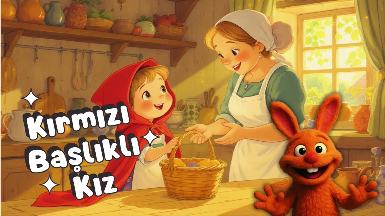 Kırmızı Başlıklı Kız | Çocuk Masalı | @BunnyDooTV #masal #çocukmasalı