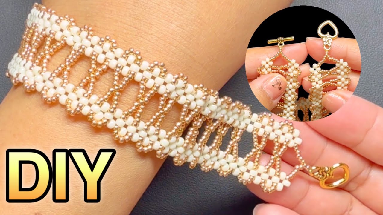 HOW TO MAKE BRACELET, SEED BEADS BRACELET MAKING TUTORIAL