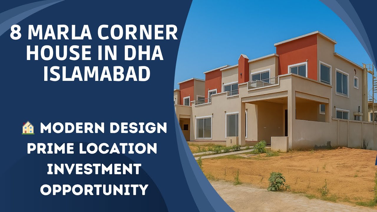 8 Marla Corner House Tour in DHA Phase 7 Islamabad 🏡 | Full Walkthrough & Features