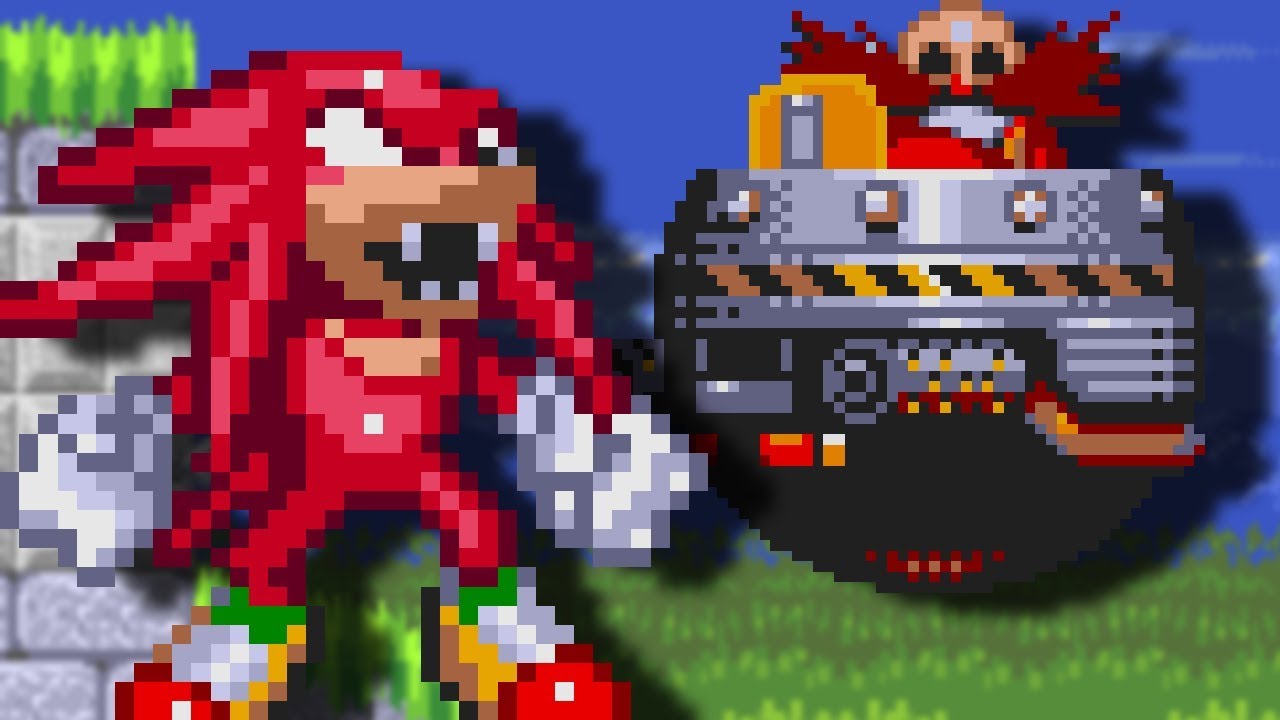 Sonic Hack - Sonic the Hedgehog Megamix 4.0b - Knuckles