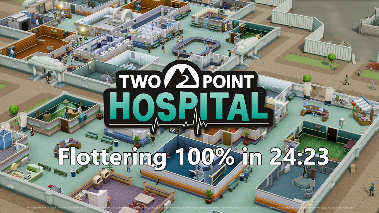Two Point Hospital (Flottering) 100% in 24:23 [WR Speedrun]