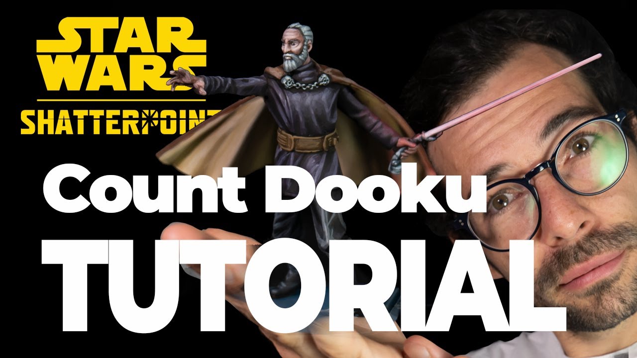 Count Dooku Painting tutorial - Star Wars Shatterpoint!