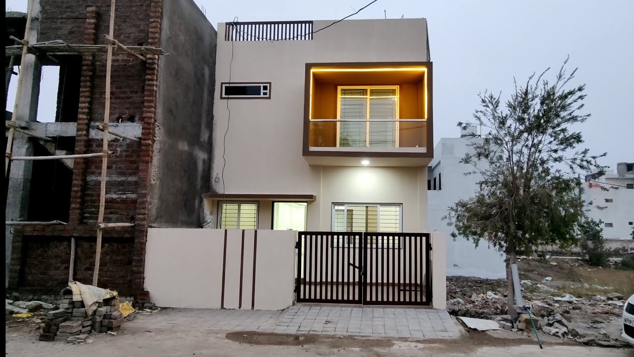 V129 || 3 BHK villa with modern architecture design