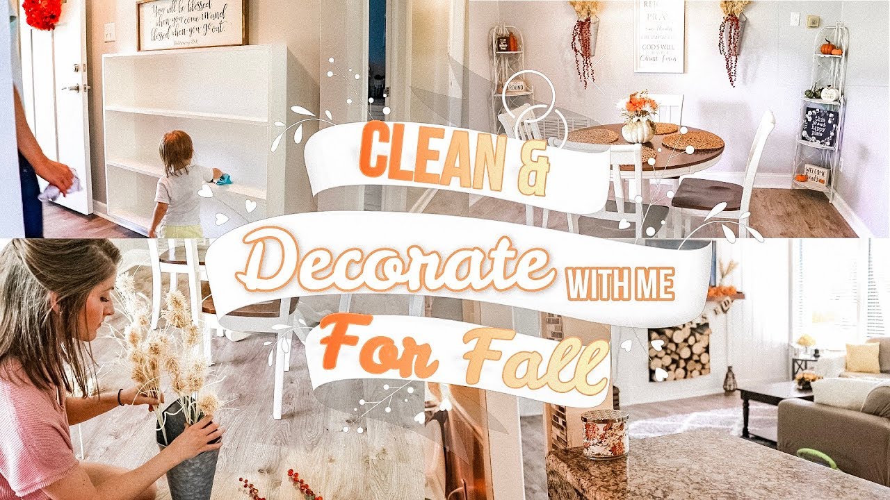 CLEAN AND DECORATE WITH ME FOR FALL 2019 | FALL DECORATING IDEAS | FALL HOUSE TOUR