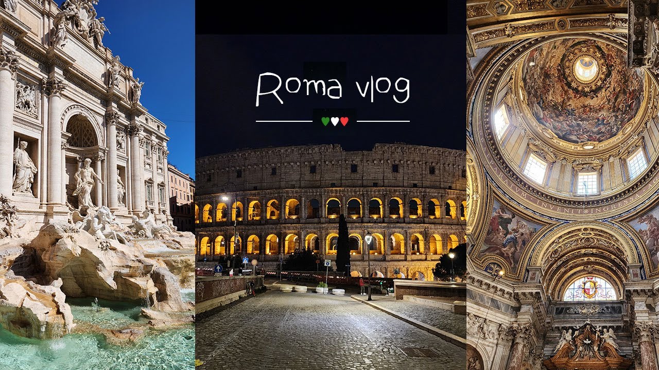 🇮🇹 출발✈️ 모든것이 아름다운 로마의 낮과 밤🌞🌙 | Rome Ep.1