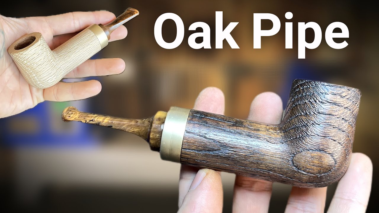 Creating a Handmade Oak Pipe