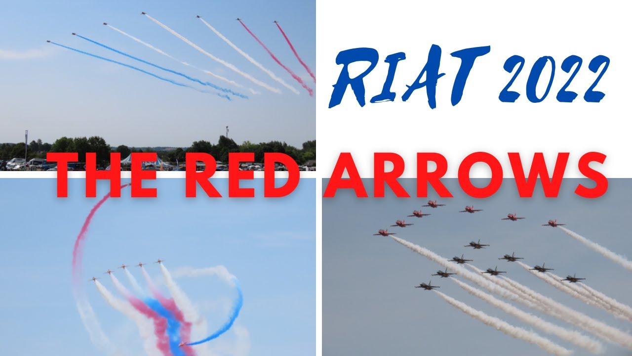 Red Arrows Sunday Full Display & Flypast at RIAT