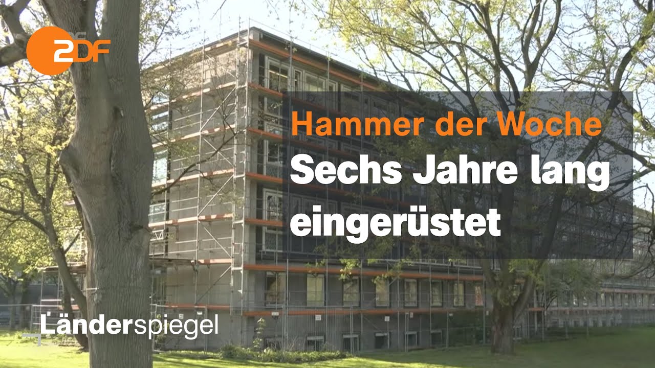 Bauamt Hannover seit 2015 einger&uuml;stet  | Hammer der Woche vom 01.05.21 | ZDF