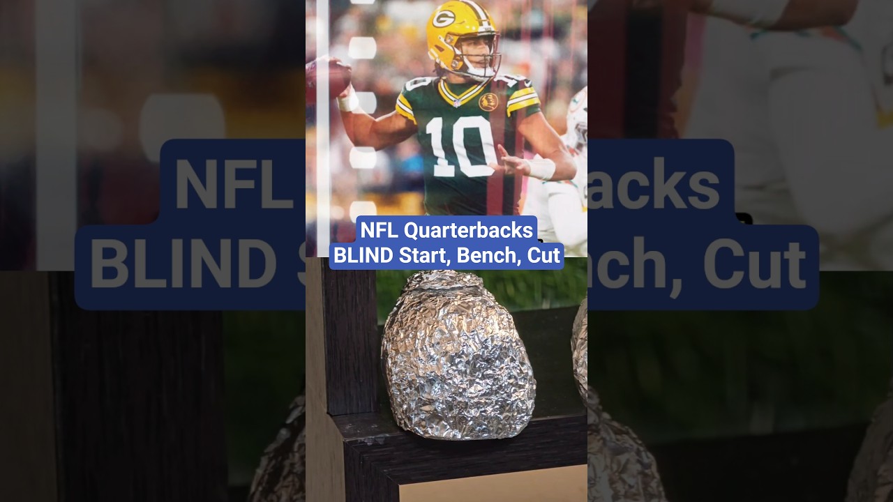 Mystery start, bench, cut of random NFL quarterbacks #nfl #shorts